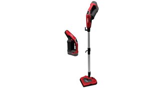 ISKRA,  2v1 parní mop-odnímatelný čistič JC-229, 1300 W, červeno/černý