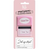 Pieczątka z napisem I love You