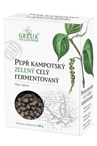 Pepř kampotský zelený celý fermentovaný