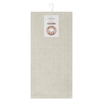 Bavlněná utěrka SIGRID béžová 100% bavlna 50x70 cm MyBestHome 2 kusy v balení