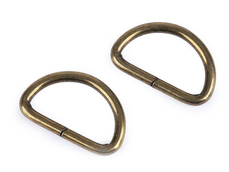 Polokroužek šíře 32 mm - 50 ks - 4 staromosaz