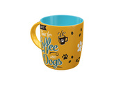 Nekupto Hrnek PfotenSchild - Coffee and Dogs NA43048