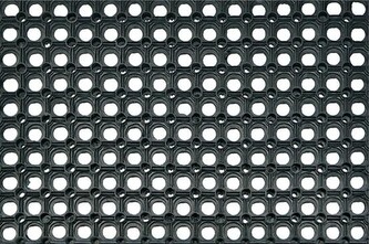 Rohožka čtverrohá HONEYCOMB 40 x 60 cm černá