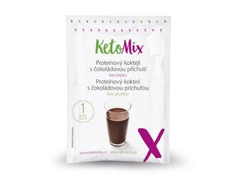 KetoMix Proteinový koktejl s příchutí čokolády 32 g (1 porce)