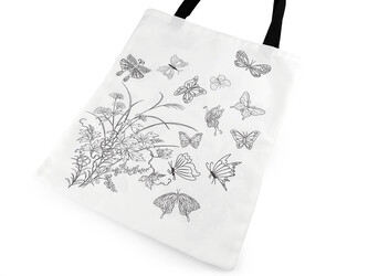 Textilní taška k domalování 37x45 cm - 1 ks - Off White