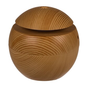 Mini zvlhčovač, difuzor, dekor dřevo