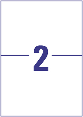 Etykiety 210 x 148 mm 2 x 100 ark Europe100 by Economy, Avery