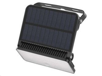 LED solární reflektor EMOS ZG121S SOLO s pohybovým čidlem, černý, neutrální bílá