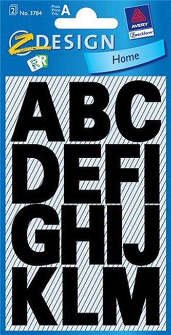 Naklejki Home Litery A-Z Wodoodporne, Z-Design