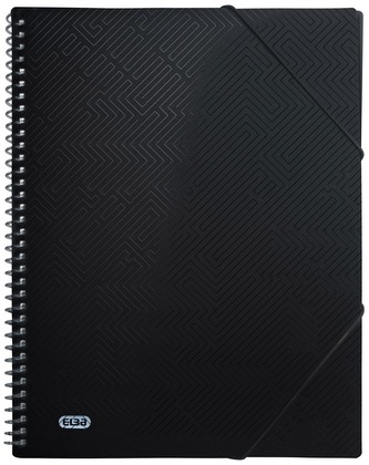 Album ofertowy 40 koszulek A4 PP na spirali nieprzezroczysty czarny Urban, Oxford