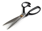 Krejčovské nůžky délka 23 cm / 9" - 1 ks - černá