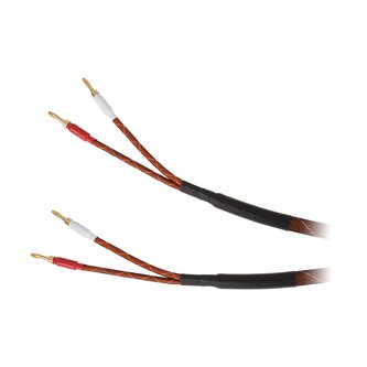 Kabel reproduktorový KRUGER & MATZ KM0335-5M 5m konektory typu banánek