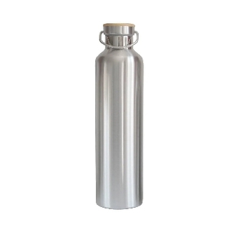 Pandoo Nerezová termoska s bambusovým víčkem 1000 ml