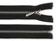 Kovový zip No 5 délka 60 cm - 1 ks - 322 černá