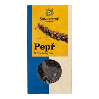 Pepř černý celý 55 g BIO   SONNENTOR   (S)