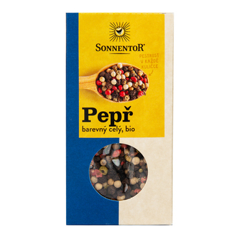 Pepř barevný celý 50 g BIO   SONNENTOR   (S)