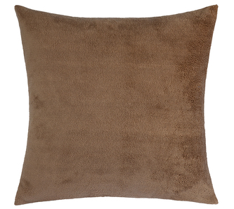 Polštářek MIKRO jednobarevný - kávová - 40x40 cm