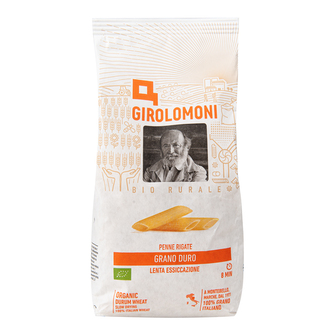 Těstoviny penne rigate semolinové 500 g BIO   GIROLOMONI   (S)