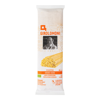 Těstoviny špagety semolinové 2,1 mm 500 g BIO   GIROLOMONI   (S)