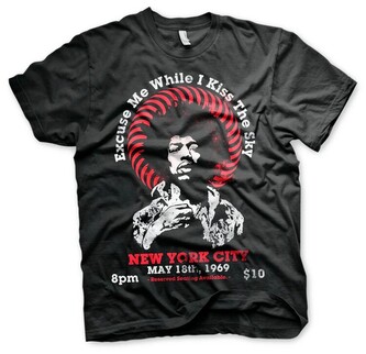 Tričko Jimi Hendrix - Live In New York, XXL