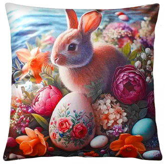 Velikonoční polštář EASTER BUNNY 40x40 cm  Mybesthome