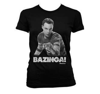 Tričko The Big Bang Theory - Sheldon says BAZINGA!, L