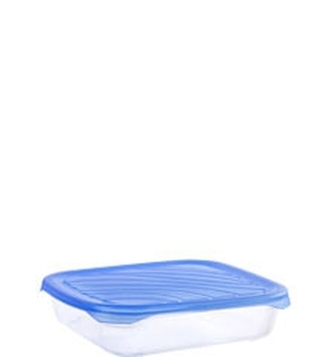 Mega Plast, Dóza Frigo basic 16 x 16 x 4,5 cm (0,5 l), hranatá, růžová, žlutá, modrá nebo zelená