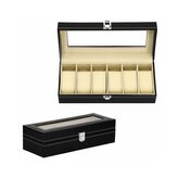 Krabička na hodinky SPRINGOS LEGEND 6 černá/krémová