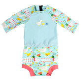 Splash About Plavky Happy Nappy kostýmek 3/4 rukáv Sunsuit Malé kačenky  Vel. XL (12-24 měs.)