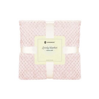Deka 200x220 cm Springos Vespa světle růžová