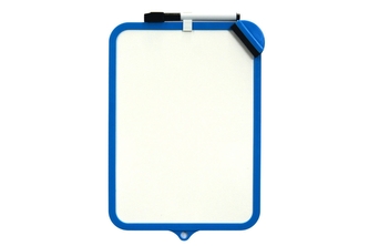 Oboustranně stíratelná tabulka CONCORDE, 19 x 29 cm, modrá