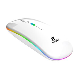 Bezdrátová myš JEQANG JW-AP01 – duální režim připojení a RGB podsvícení
