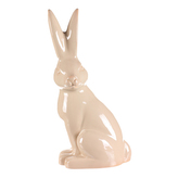 Zajíc keramický - velký, barva krémová