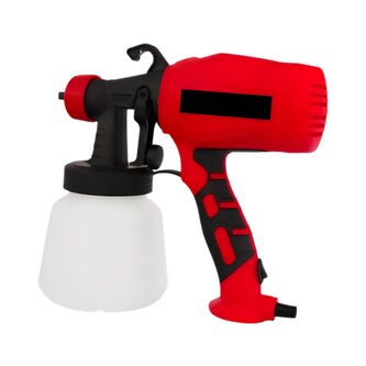 Elektrická malířská stříkací pistole 850 W – nastavitelný průtok a měděné trysky