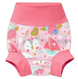 Splash About Nové Plavky Happy Nappy - Sova a Kočička Vel. XXL
