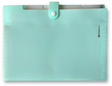 Teczka z 5-ma przegródkami A4 PP-105 zielona pastelowa, Penmate