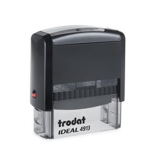 Razítko "Ideal 4913", černá, černý polštářek, TRODAT P2IDEAL4913