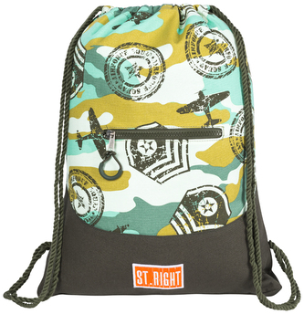 Plecak na sznurkach SO-14 Military St.Right, St.Majewski
