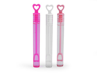 Svatební bublifuk srdce - 48 ks - (4-5 ml) mix