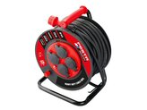 Kabel prodlužovací na bubnu venkovní FESTA INDUSTRY 3x2.5mm 50m 230V max 3680W 4 zásuvky guma-neopren IP44