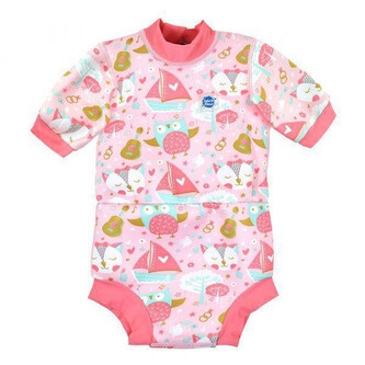 Splash About Baby neoprén - body - Sova a Kočička Vel. L (6-14 m)