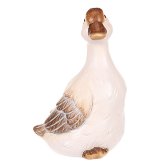 Kachna - zahradní figurka, větší, keramika