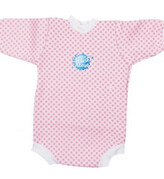 Splash About Baby neoprén - body - růžová kostka Vel. M (0 - 3 měs)