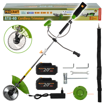 Aku křovinořez obouruční rukojeť (řidítka) Procraft ATA-40C | ATA-40C