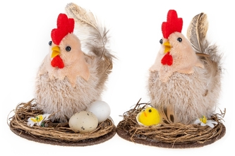 Kurka na podstawce WKZ-3804 na podstawce, rozm. 10cm, disp. 2szt., rozm. 10cm, disp. 2szt., Aliga