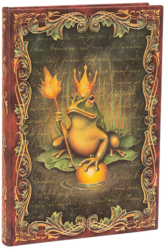 Notes The Brothers Grimm, Frog Prince Fairy Tale Collection Midi gładki, Paperblanks