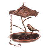 Krmítko/pítko - závěsné, kov, měděná barva