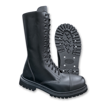 Boty Brandit Phantom Boots 14-dírkové - černé, 9 Boty Brandit Phantom Boots 14-dírkové - černé, 9