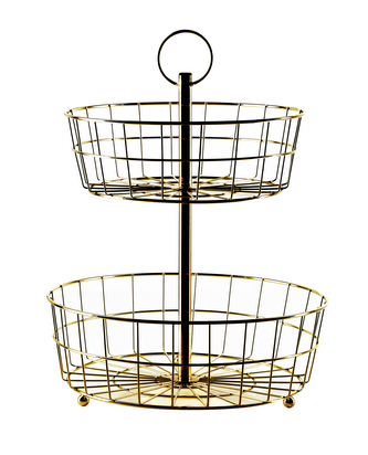 CASSIE Koszyk dwupoziomowy 29xh10cm 24xh8cm h38cm