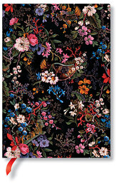 Notes Flexis William Kilburn, Floralia Midi w linię, Paperblanks